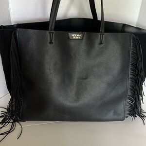 Victoria’s Secret Limited Edition - Faux Leather/Suede FRINGE Tote